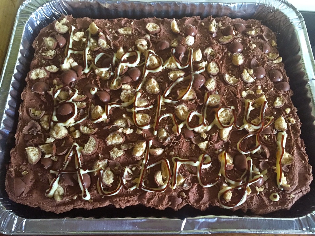 Chocolate sheet cake